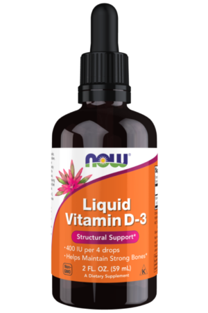 Now Liquid Vitamin D3 60ml
